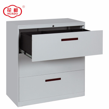 Huadu commercial hanging lateral 3 drawer file cabinet